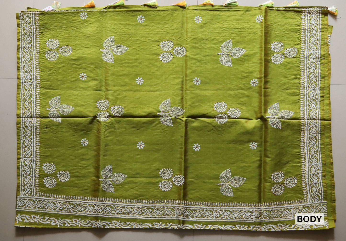 Handmade Calcutta Silk Saree