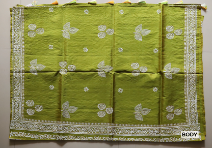 Handmade Calcutta Silk Saree