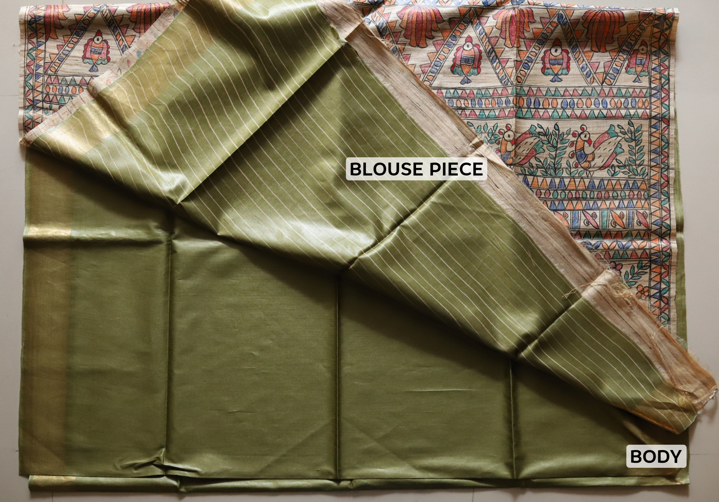 Handmade Calcutta Silk Saree