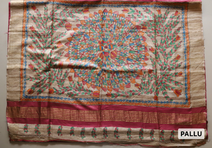 Handmade Calcutta Silk Saree