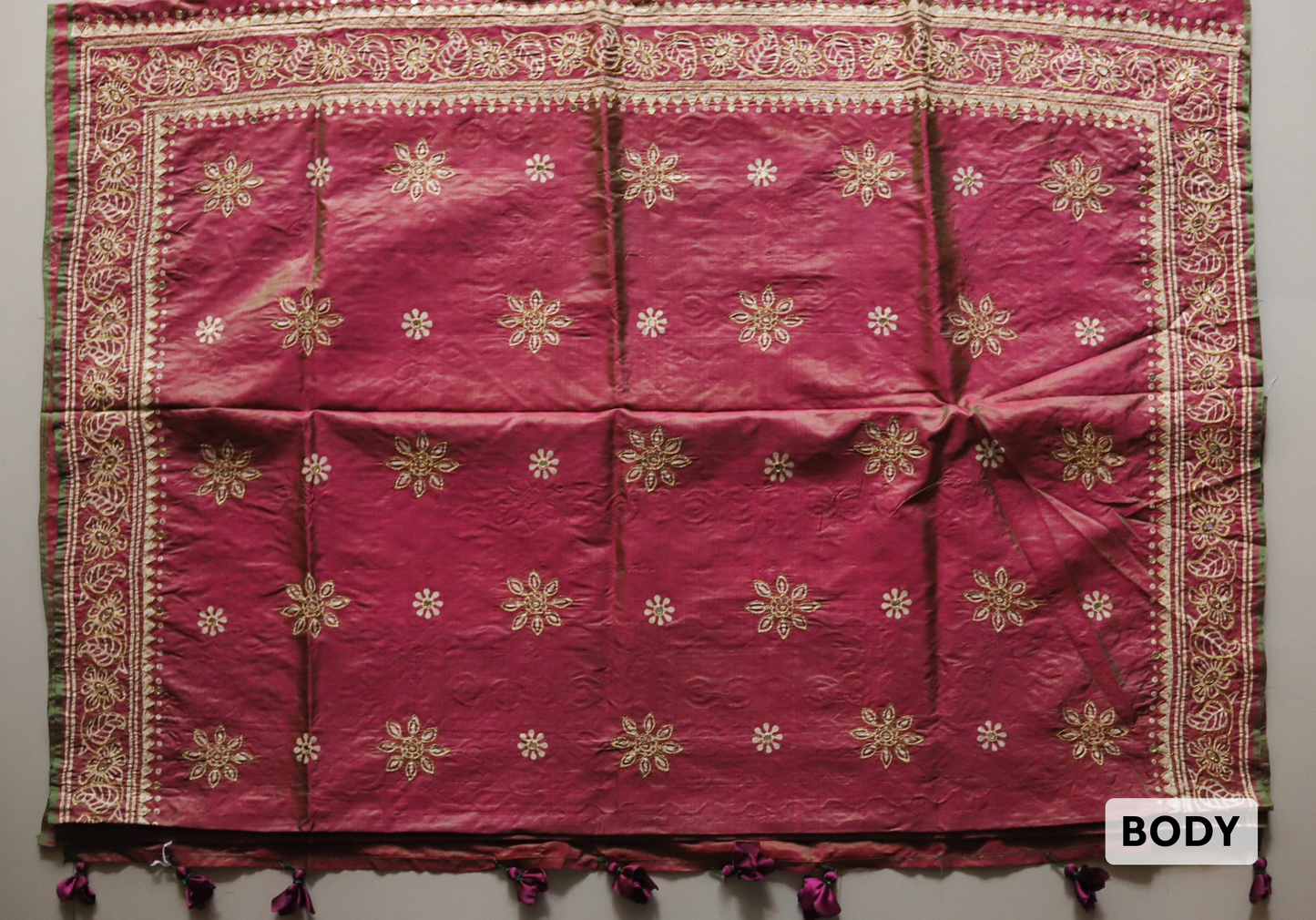 Handmade Calcutta Silk Saree
