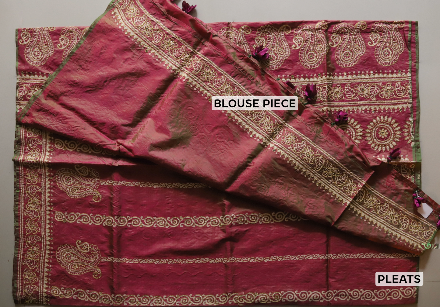 Handmade Calcutta Silk Saree
