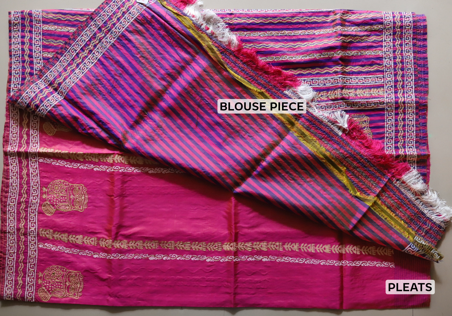 Handmade Calcutta Silk Saree