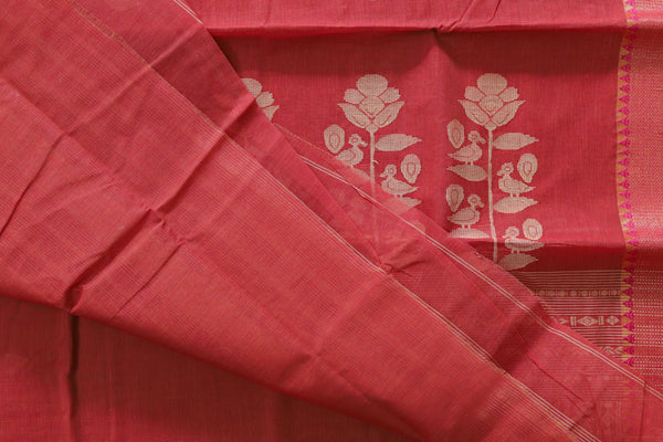 Handwoven Bengal Tant Saree (Tangail Saree)