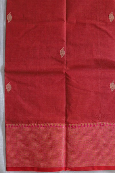 Handwoven Bengal Tant Saree (Tangail Saree)