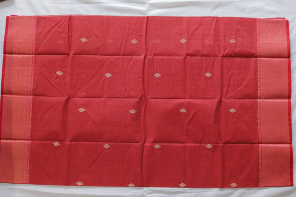 Handwoven Bengal Tant Saree (Tangail Saree)