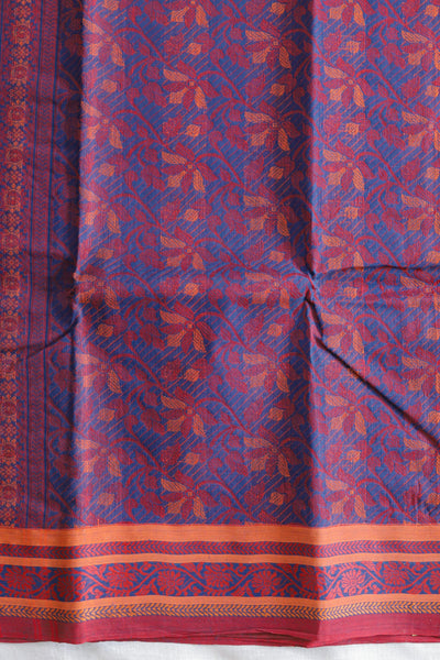 Handwoven Bengal Tant Saree (Tangail Saree)