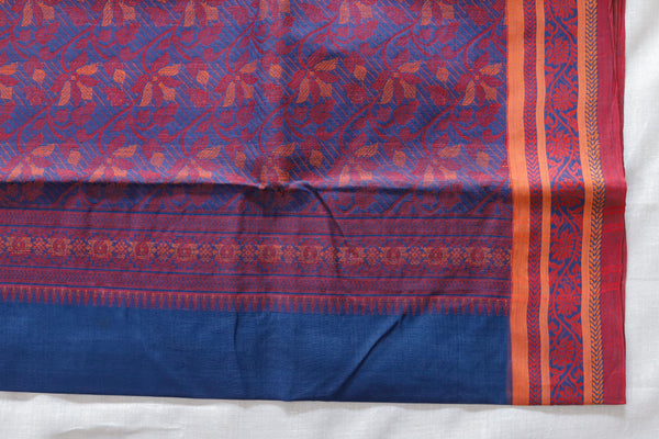 Handwoven Bengal Tant Saree (Tangail Saree)