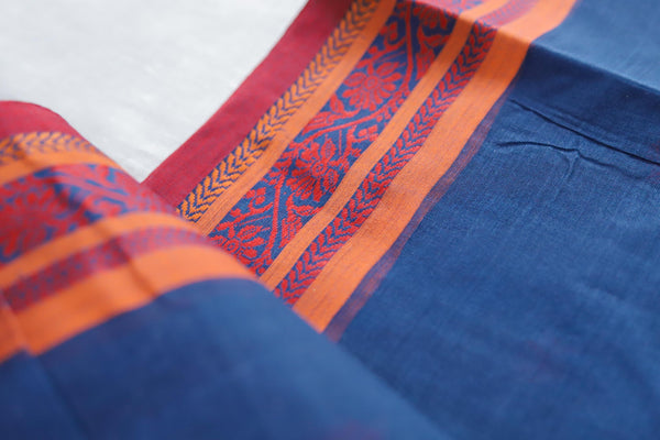 Handwoven Bengal Tant Saree (Tangail Saree)