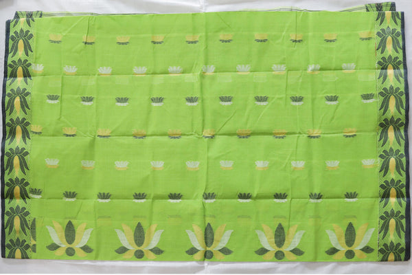 Handwoven Bengal Tant Saree (Tangail Saree)