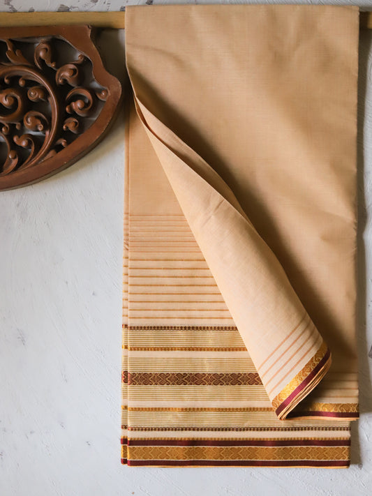 Bengal Handwoven Tangail Dhoti (Dhuti)