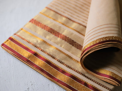 Bengal Handwoven Tangail Dhoti (Dhuti)