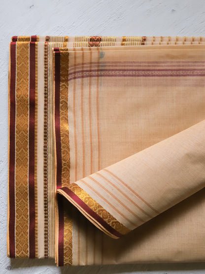 Bengal Handwoven Tangail Dhoti (Dhuti)