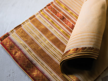 Bengal Handwoven Tangail Dhoti (Dhuti)