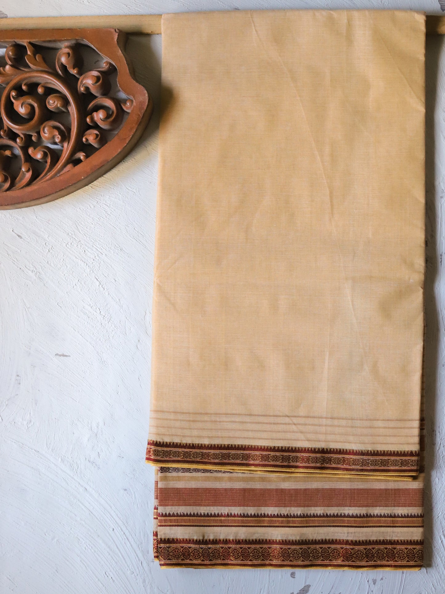 Bengal Handwoven Tangail Dhoti (Dhuti)