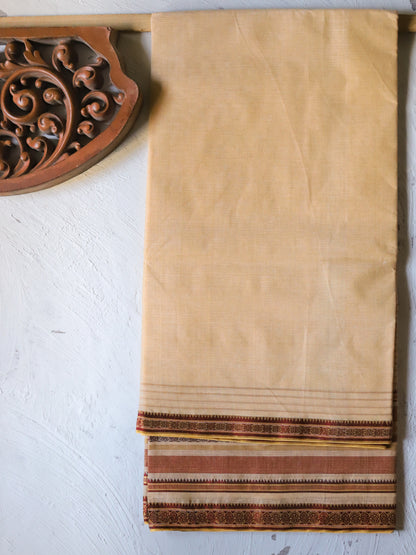 Bengal Handwoven Tangail Dhoti (Dhuti)