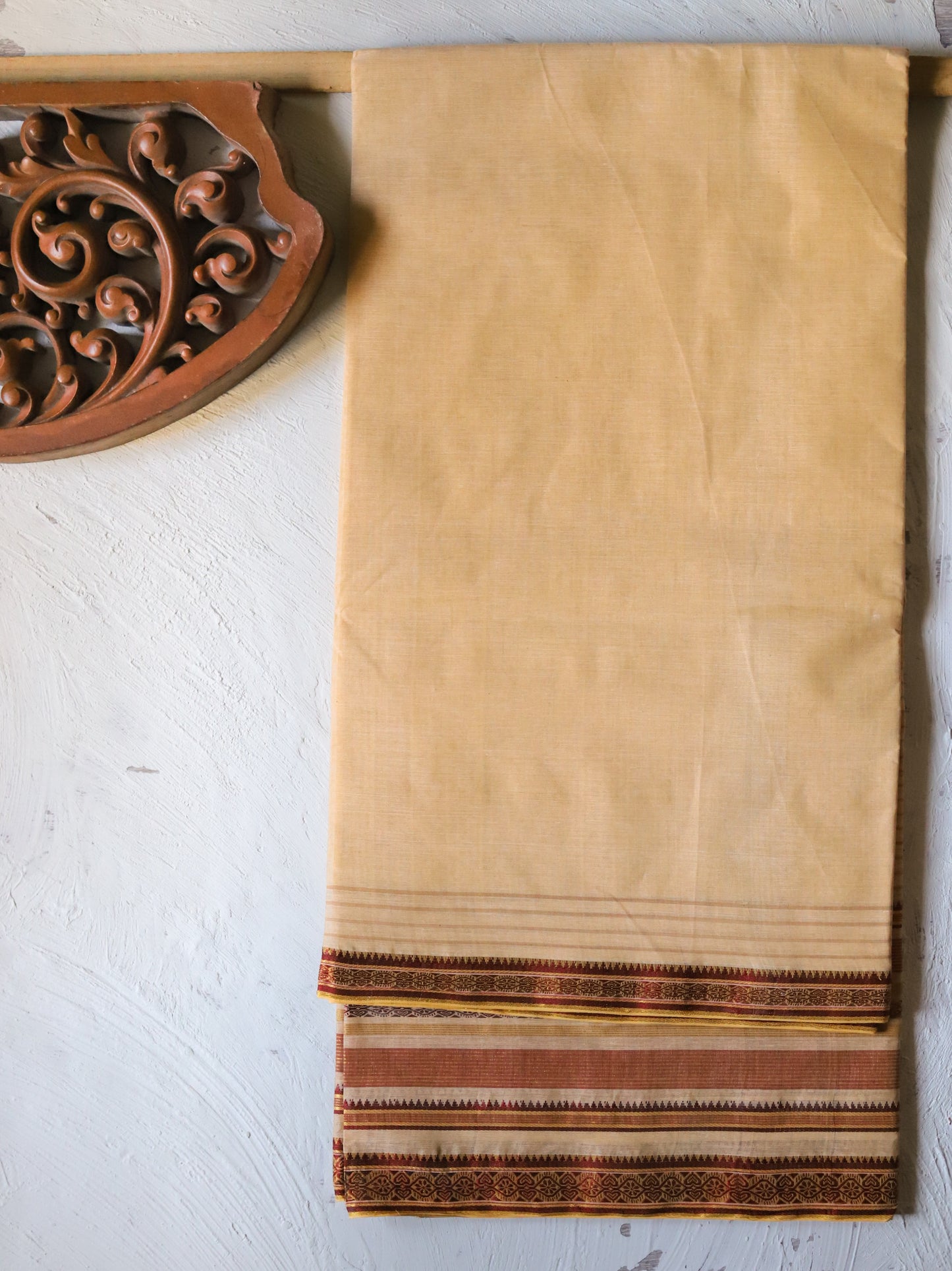 Bengal Handwoven Tangail Dhoti (Dhuti)