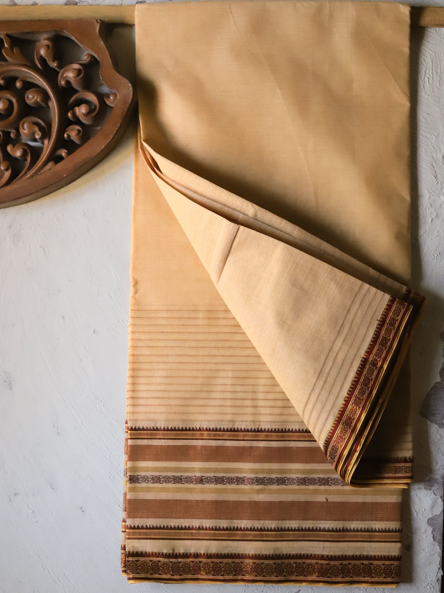 Bengal Handwoven Tangail Dhoti (Dhuti)