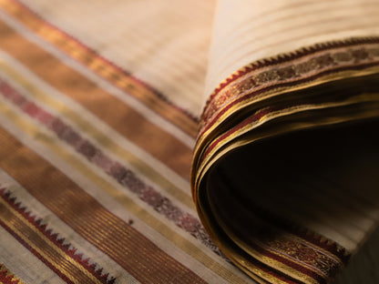 Bengal Handwoven Tangail Dhoti (Dhuti)