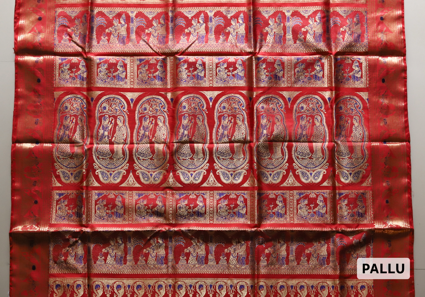 Bengal Handwoven Swarnachari Silk Saree