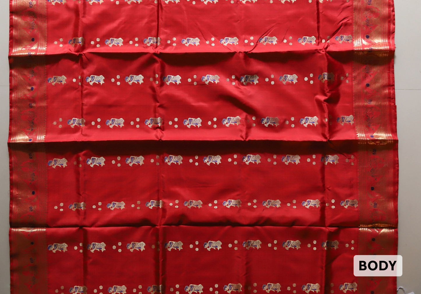 Bengal Handwoven Swarnachari Silk Saree
