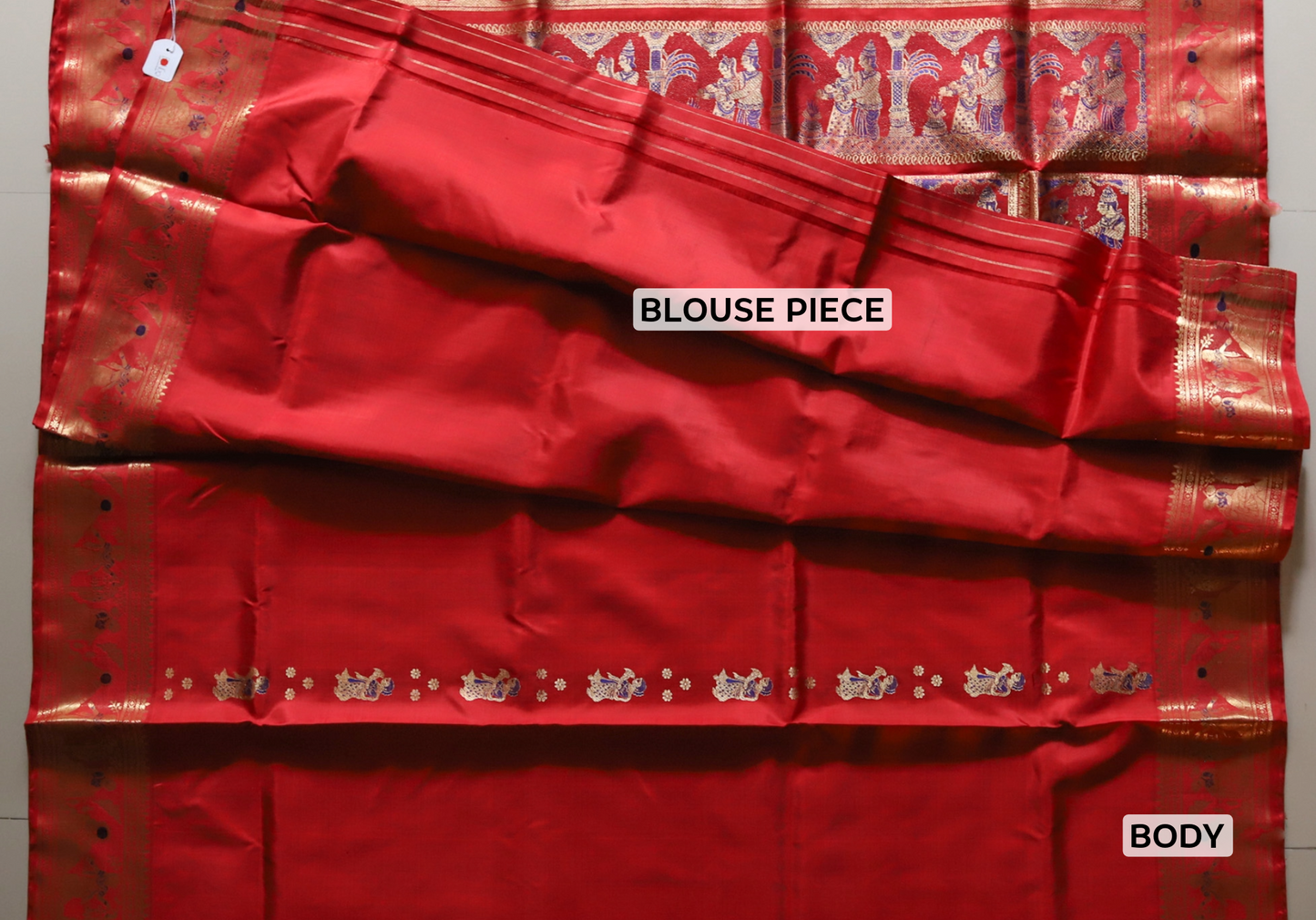 Bengal Handwoven Swarnachari Silk Saree