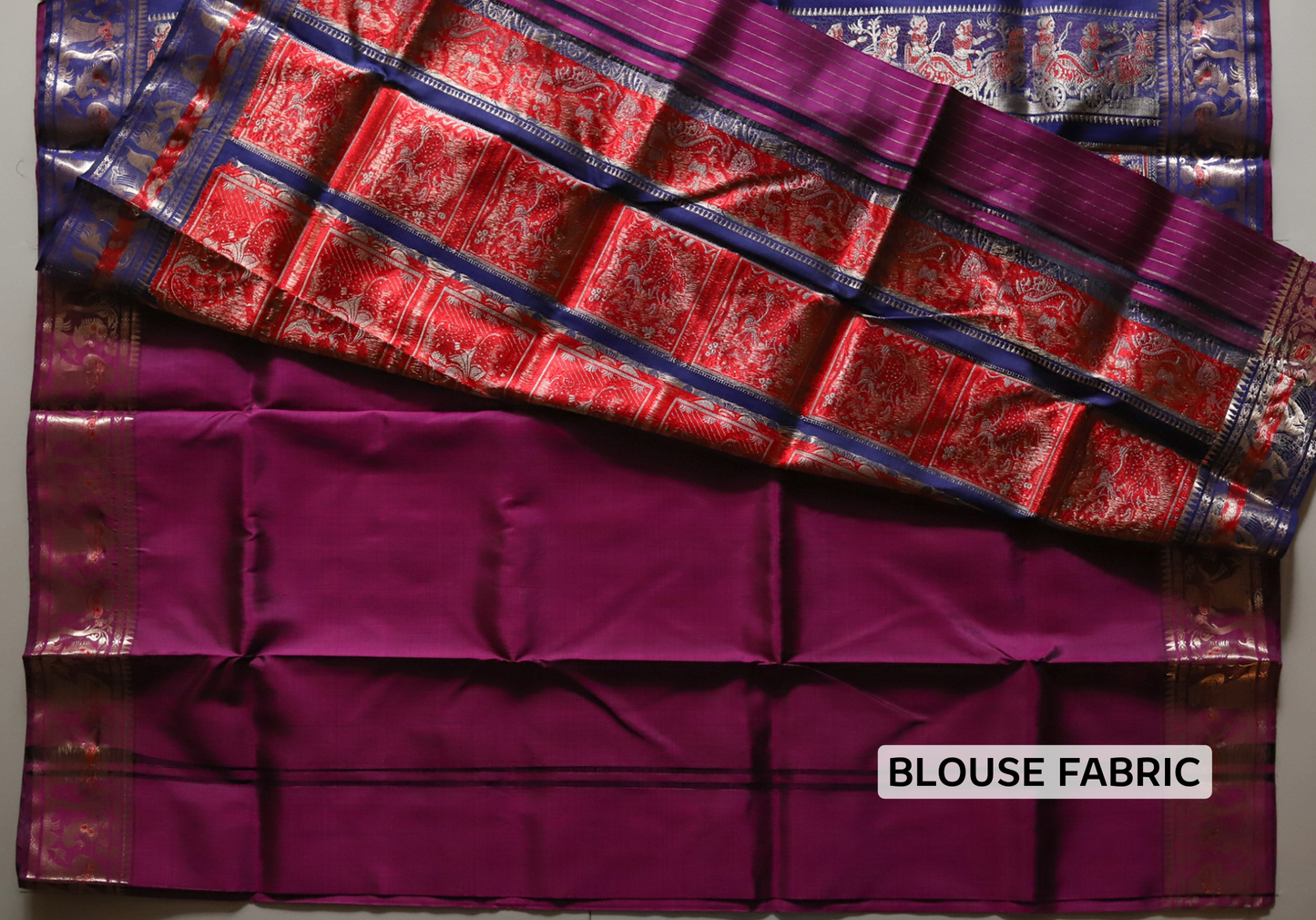 Bengal Handwoven Swarnachari Silk Saree