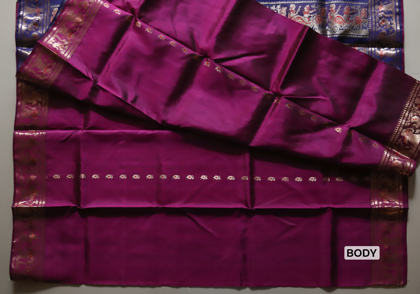 Bengal Handwoven Swarnachari Silk Saree