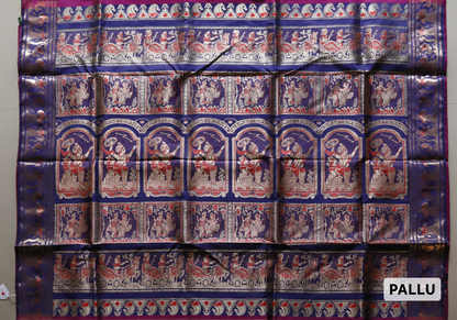 Bengal Handwoven Swarnachari Silk Saree
