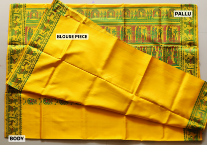 Bengal Handwoven Baluchari Silk Saree