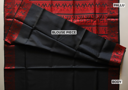 Bengal Handwoven Baluchari Silk Saree