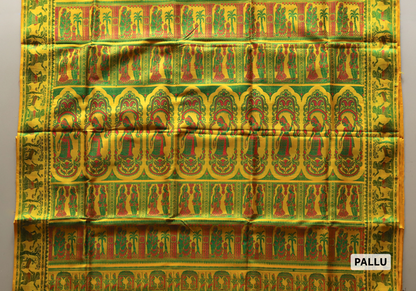 Bengal Handwoven Baluchari Silk Saree