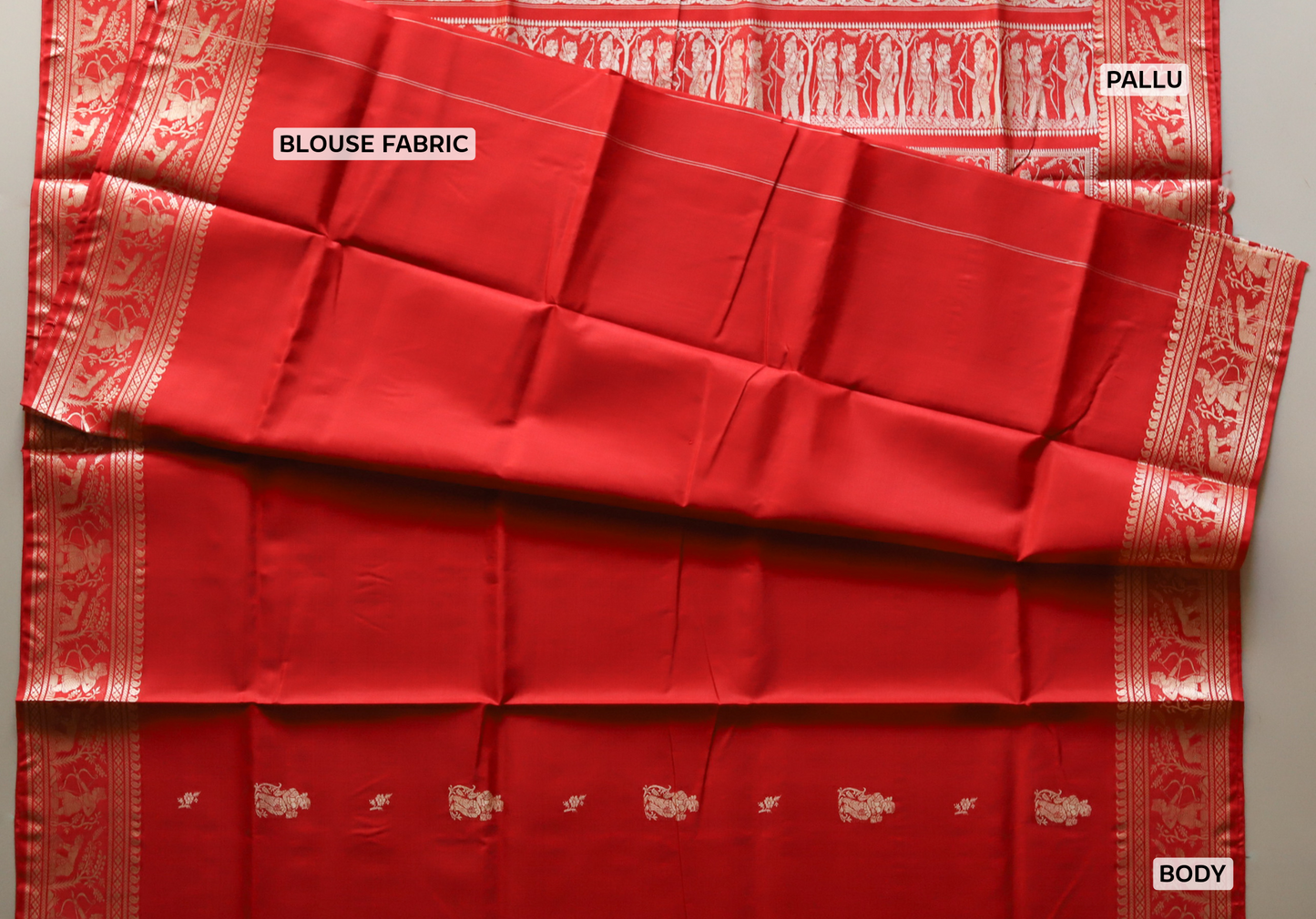 Bengal Handwoven Baluchari Silk Saree