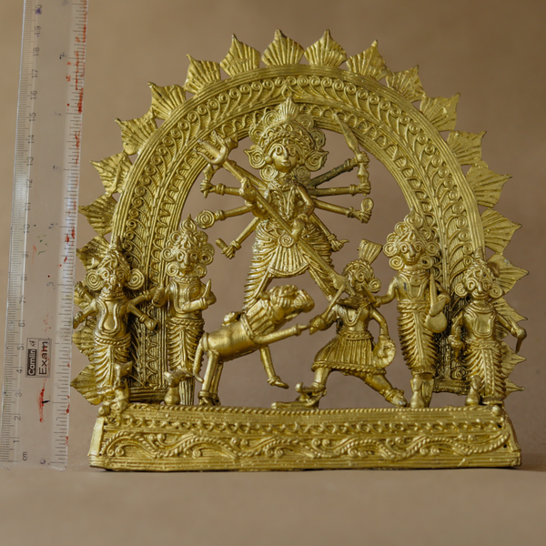 Handmade Dokra Durga Maa