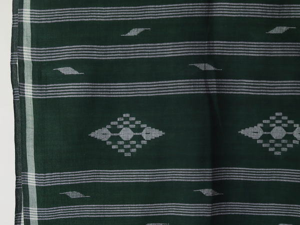 Handwoven Bengal Cotton Dupatta in Jamdani Weave