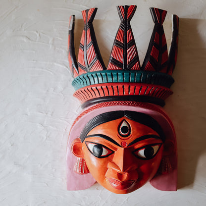 Durga Maa Wood Carving