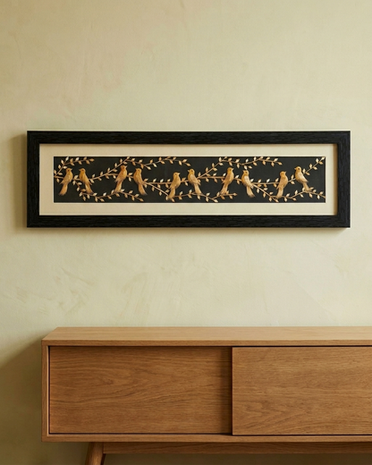 Flock of Birds Bamboo and Natural Fibre