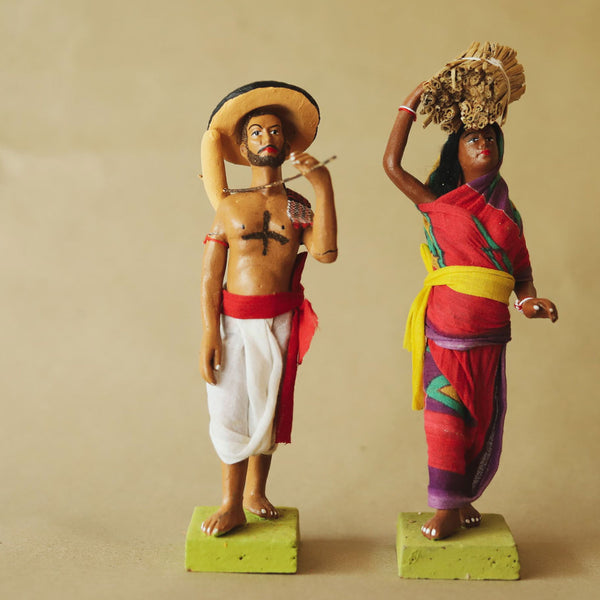 Tribal Clay Dolls