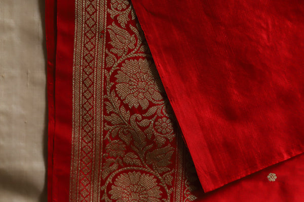 Handwoven Tussar Benarasi Saree