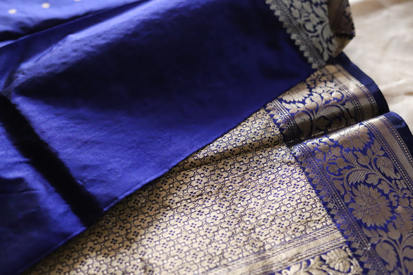 Handwoven Tussar Benarasi Saree