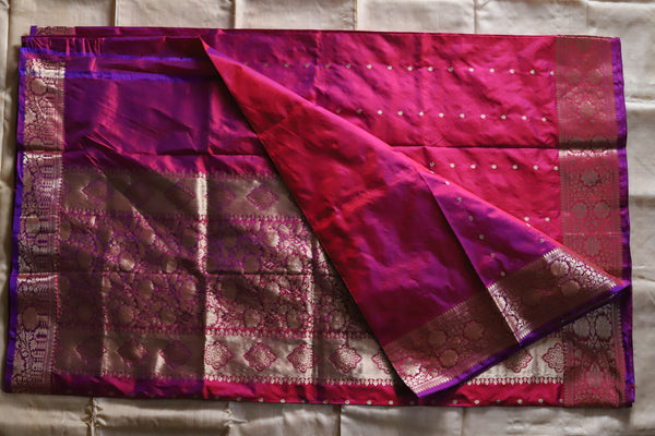 Handwoven Tussar Benarasi Saree