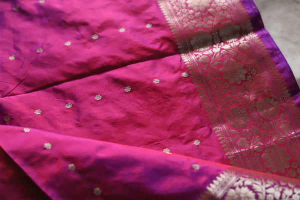 Handwoven Tussar Benarasi Saree