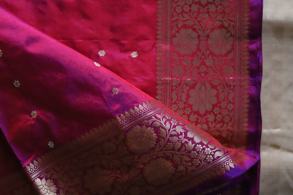 Handwoven Tussar Benarasi Saree