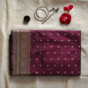 Handwoven Tussar Benarasi Saree