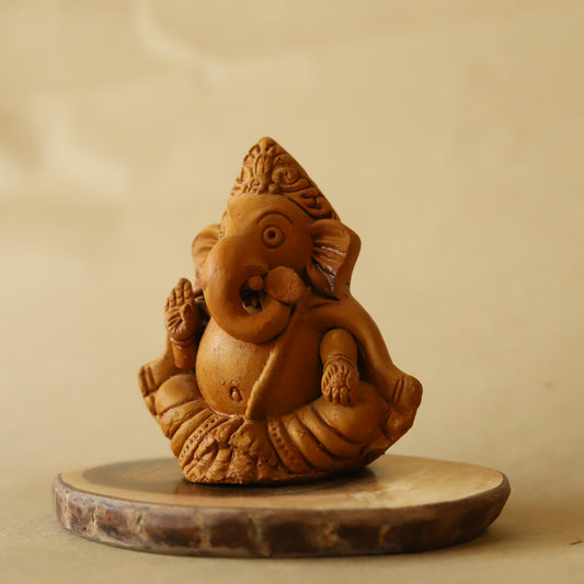 Ganesh Idol Clay Miniature