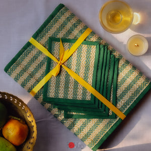 Set of Table Runner, Mats and Coasters