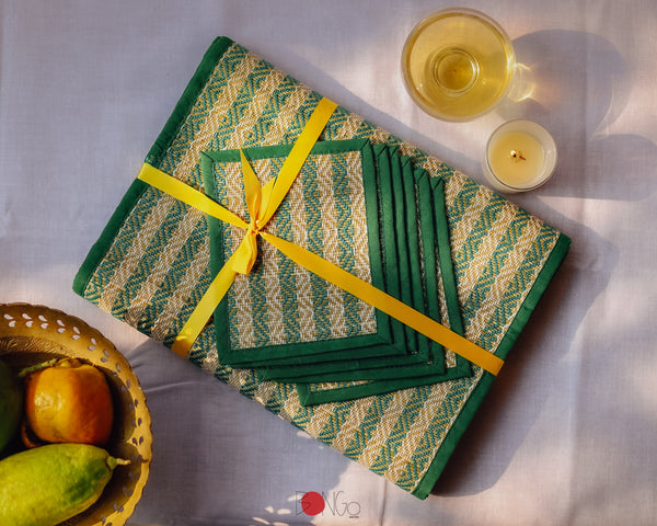 Set of Table Runner, Mats and Coasters