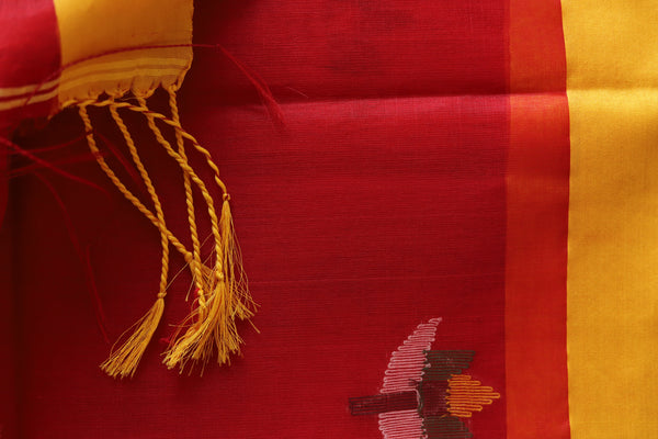 Handwoven Bengal Silk Saree