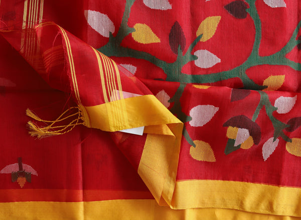 Handwoven Bengal Silk Saree