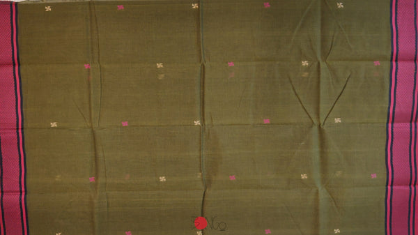 Handwoven Bengal Tant Saree (Tangail Saree)